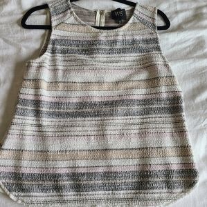 Neutral Colored Striped Tank